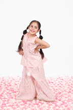 Pastel blush Palazzo Set