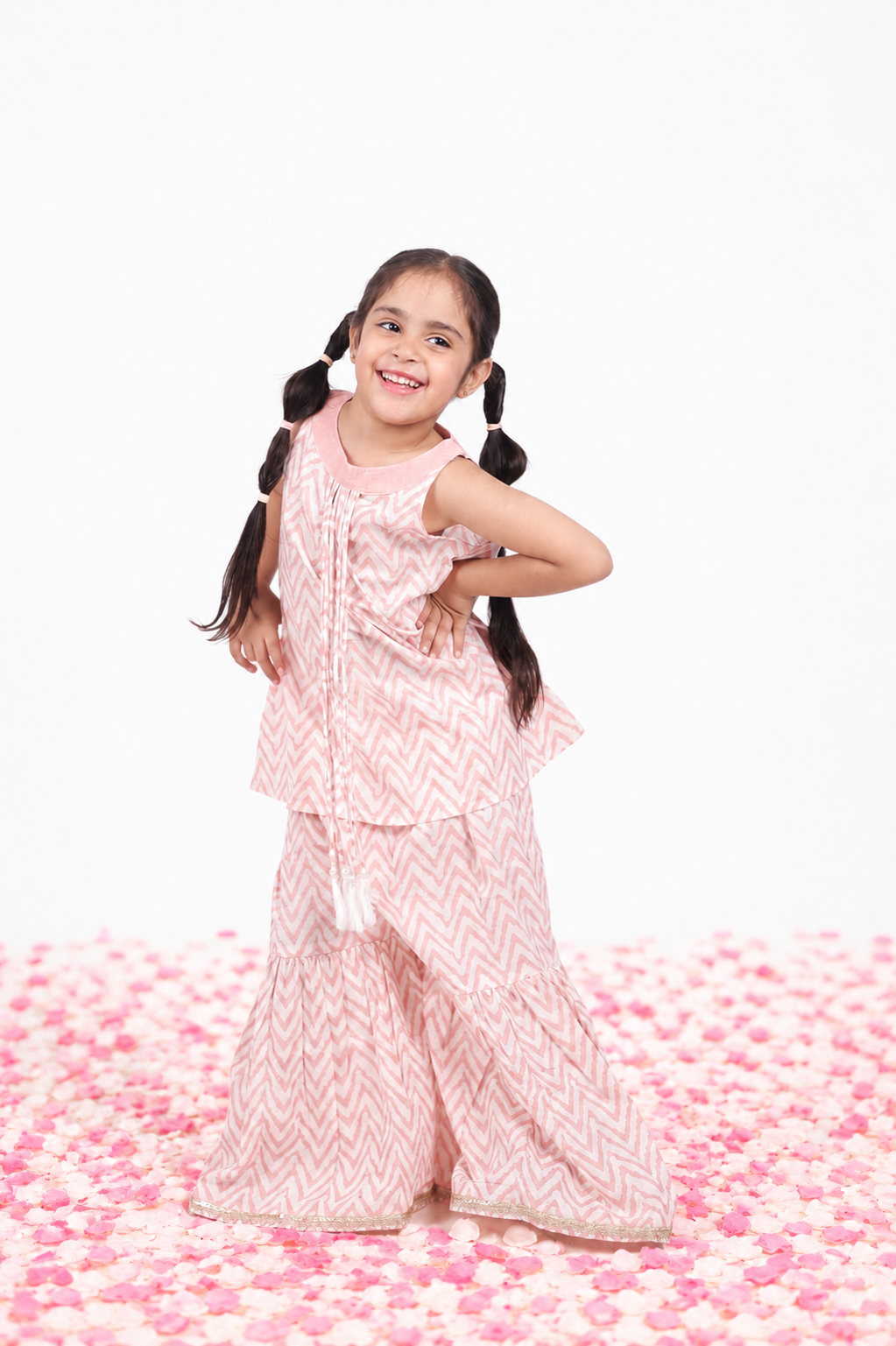 Pastel blush Palazzo Set