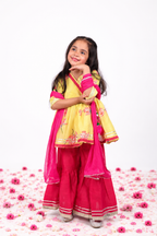 Pichwai Lotus Sharara Set