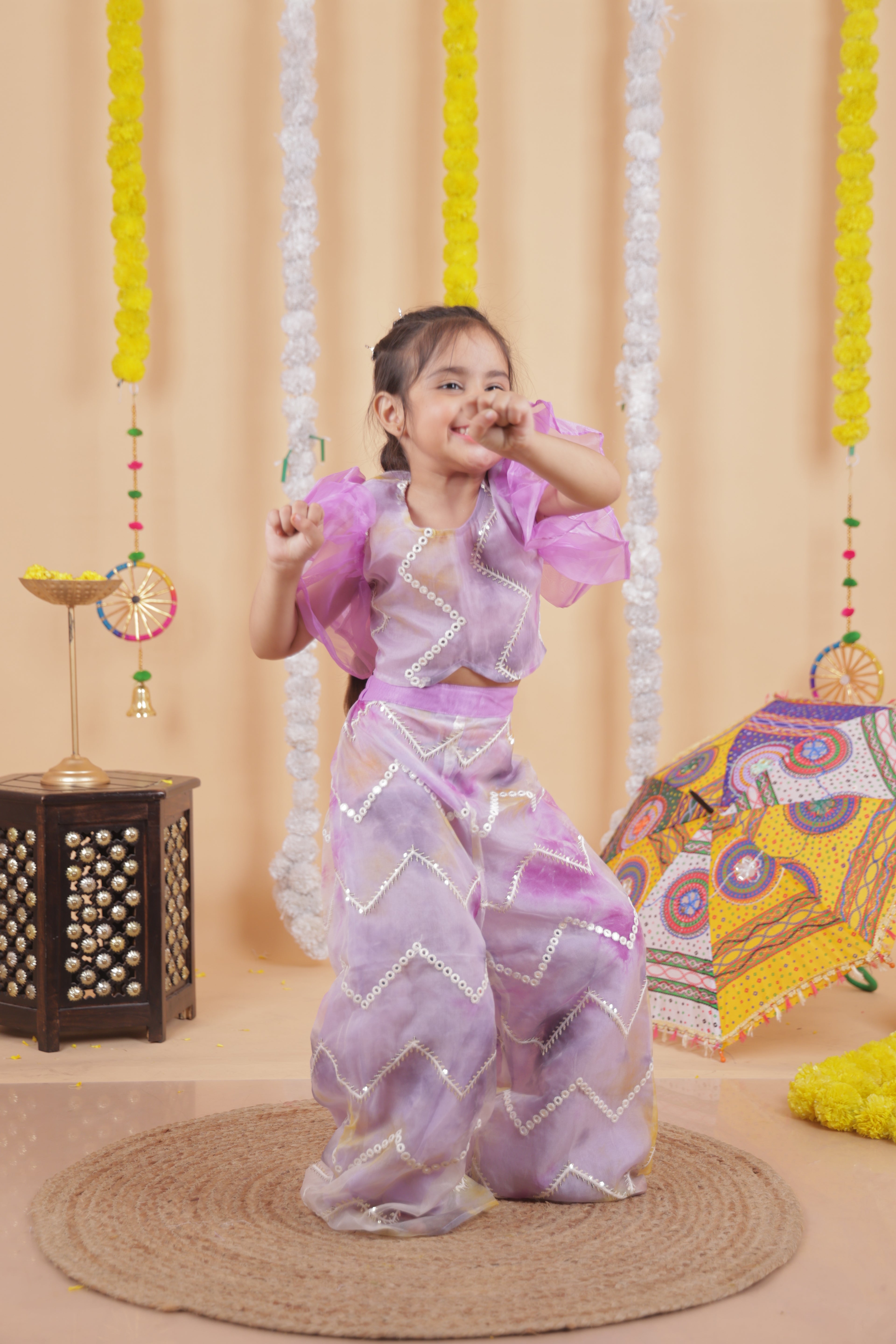 LAVENDER SPARK ORGANZA SET
