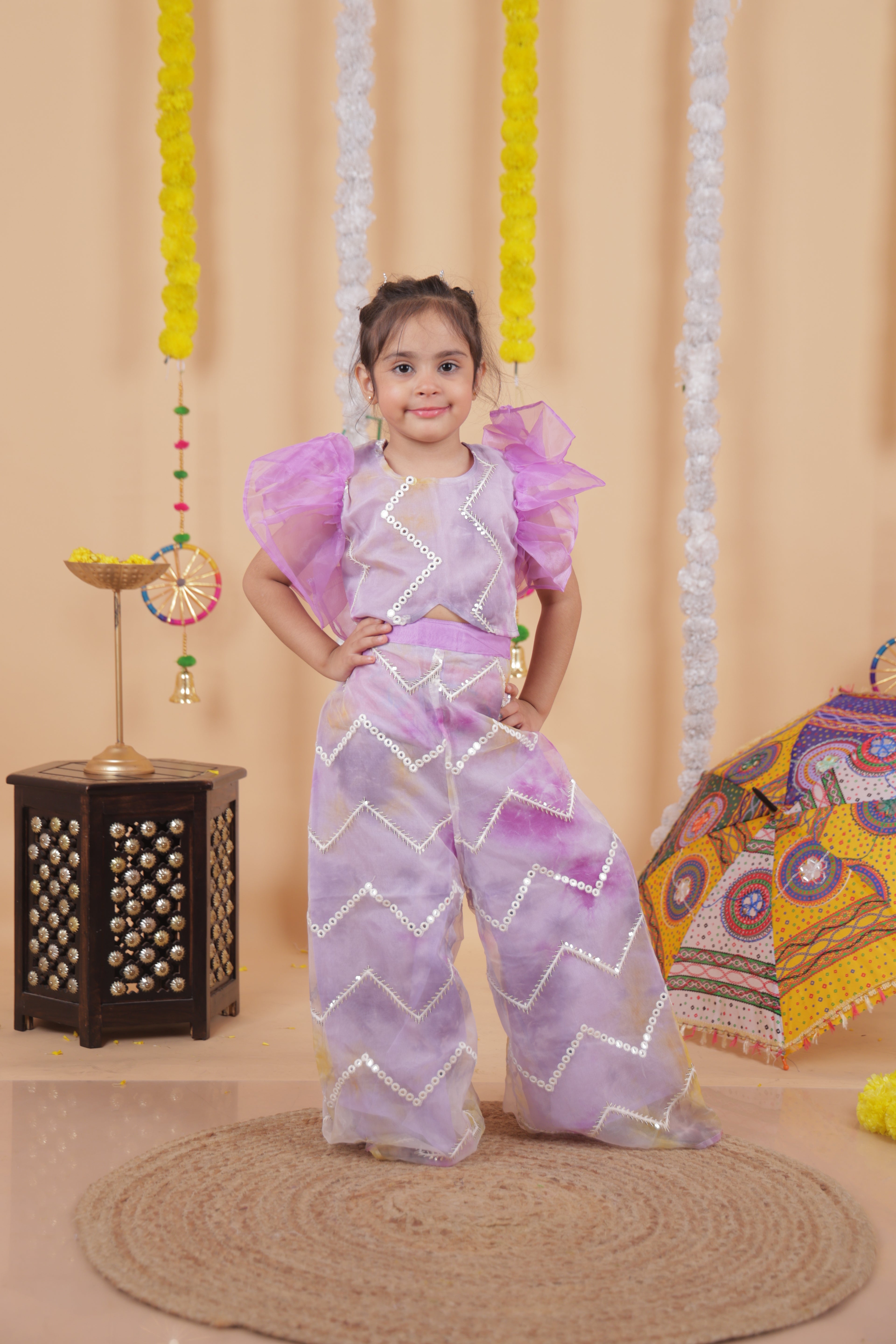 LAVENDER SPARK ORGANZA SET