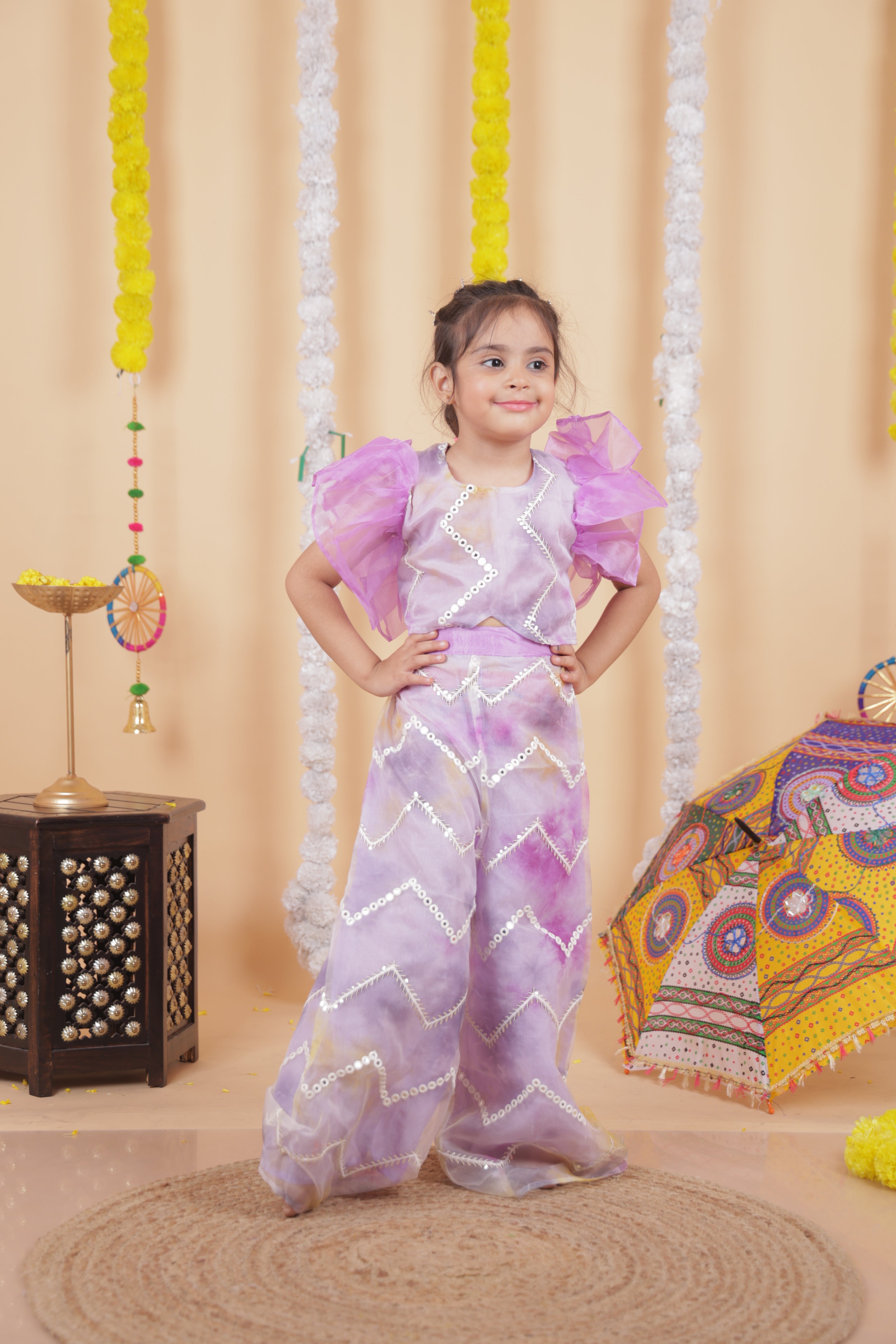 LAVENDER SPARK ORGANZA SET