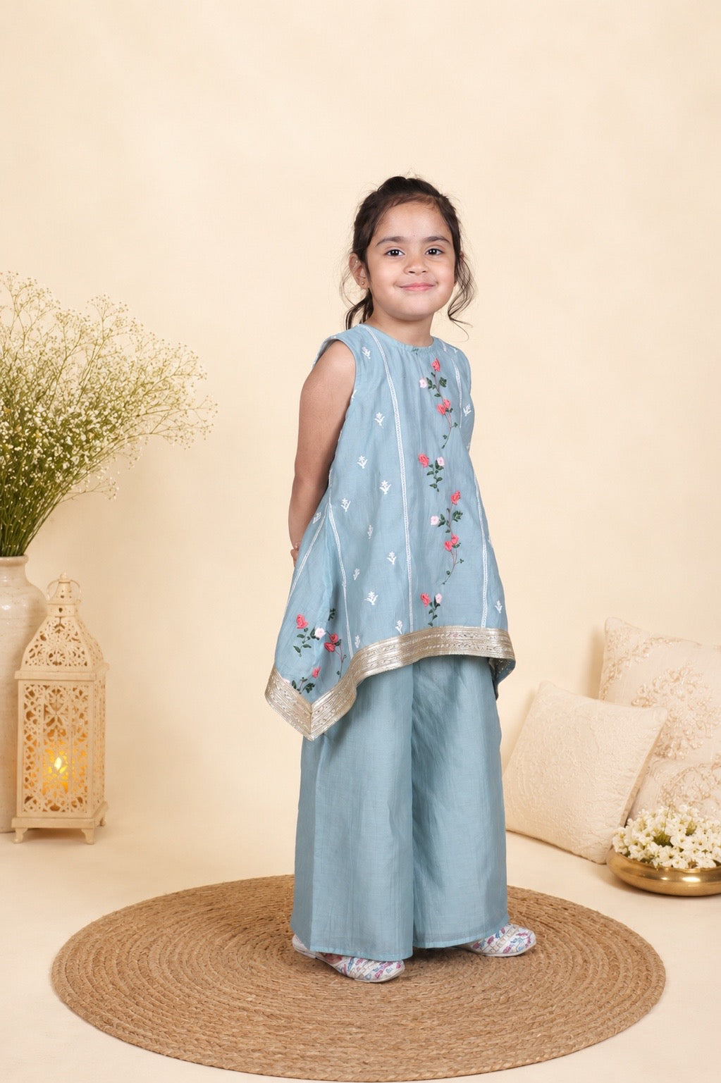 ROYAL EDGE PLAZO SET